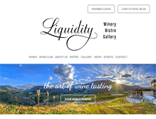 Tablet Screenshot of liquiditywines.com